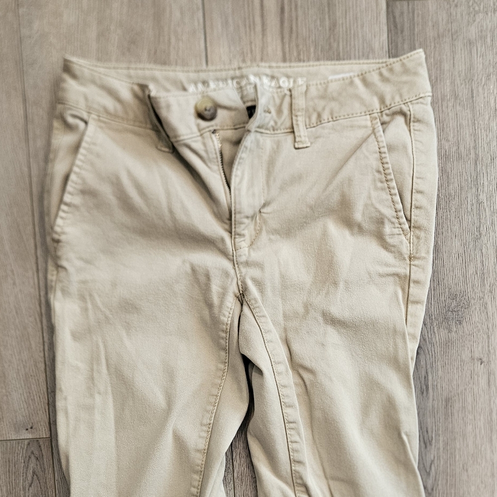 American eagle khakis skinny